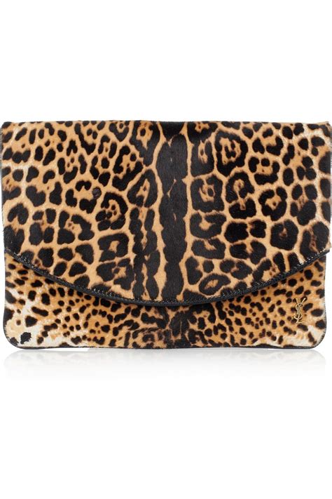 ysl printed calf hair clutch|Yves Saint Laurent Printed Calf Hair Clutch .